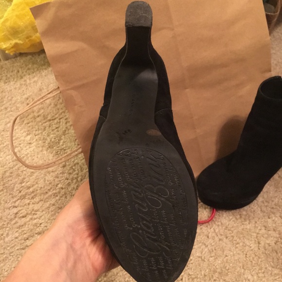 Gianni Bini | Black Suede Livv Ankle Booties | 8.5 - Picture 4 of 8